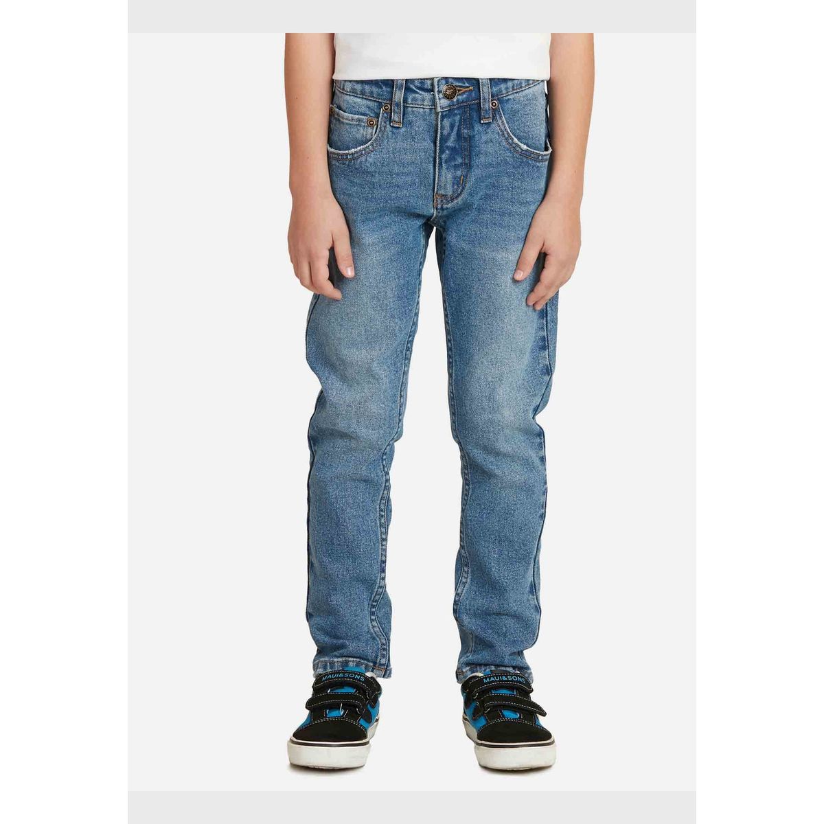 MAUI AND SONS - Pantalon Kids Light Denim Niño Celeste Maui And Sons