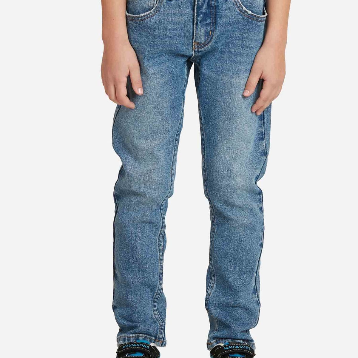 MAUI AND SONS - Pantalon Kids Light Denim Niño Celeste Maui And Sons