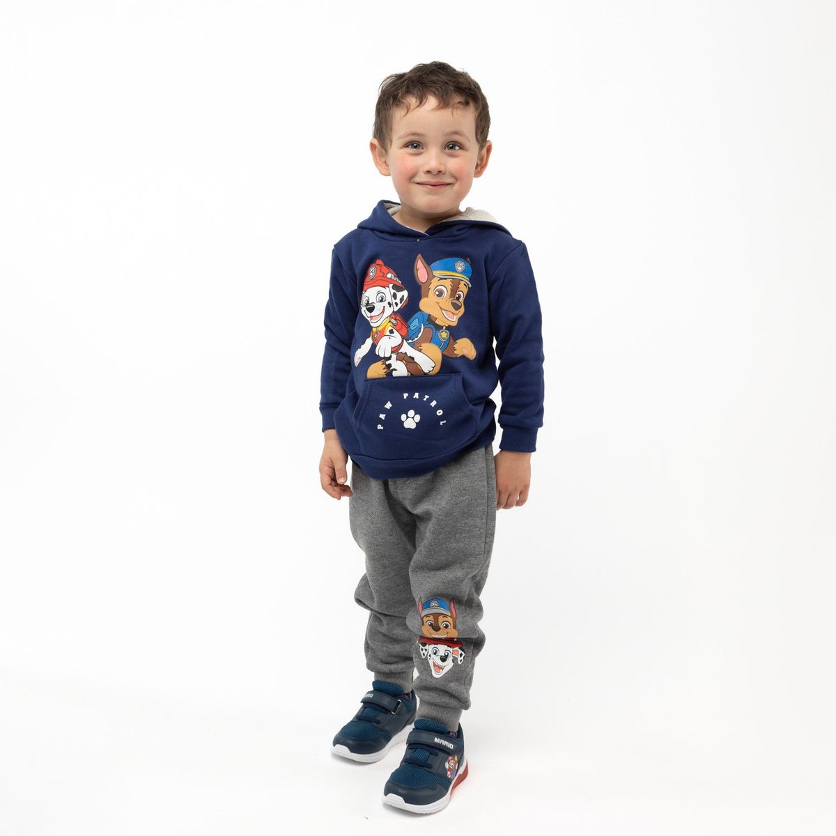 PAW PATROL - Buzo Niño Rubble y Marshall Azul Paw Patrol