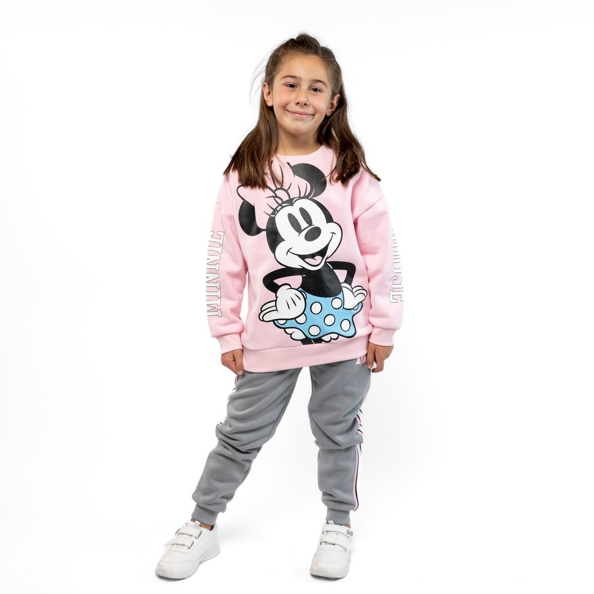 DISNEY - Buzo Niña Minnie Sonrisa Rosado Disney