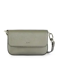 ZIOL - Cartera bandolera pequeña kallan plateado oscuro