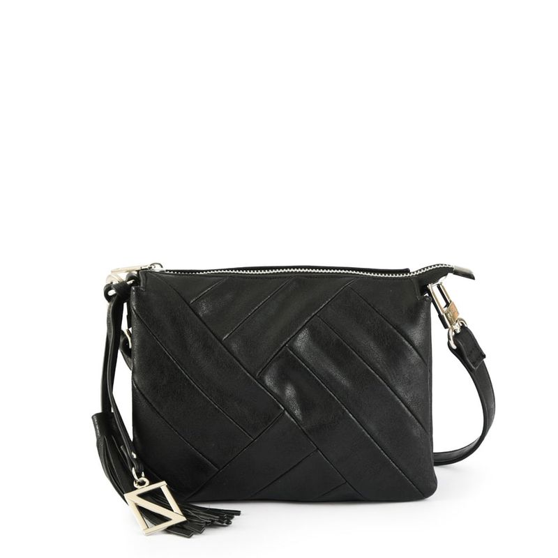 ZIOL - Cartera bandolera pequeña bora negro