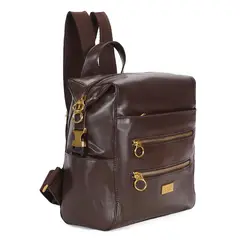 CALU - Mochila Pequeña Antonella Café Moro