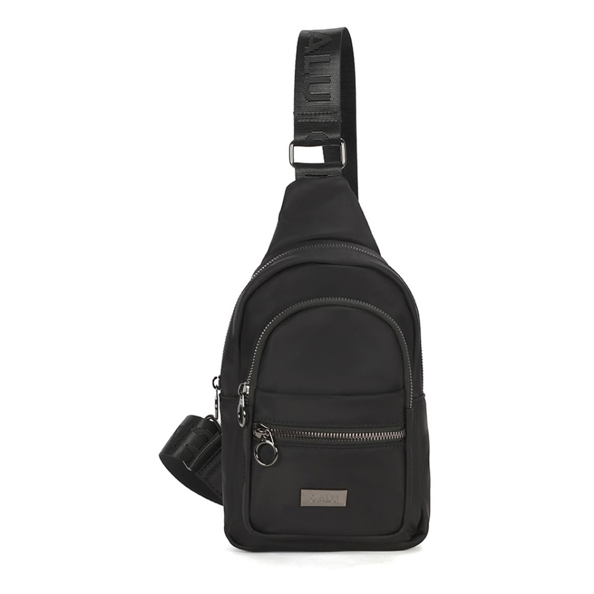 CALU - Mochila Bolso Cruzado Renata Negro Calu