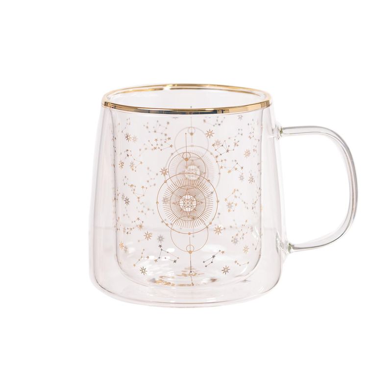 ADAGIO TEAS - Taza Doble Vidrio Zodiac & Stars 250 ml