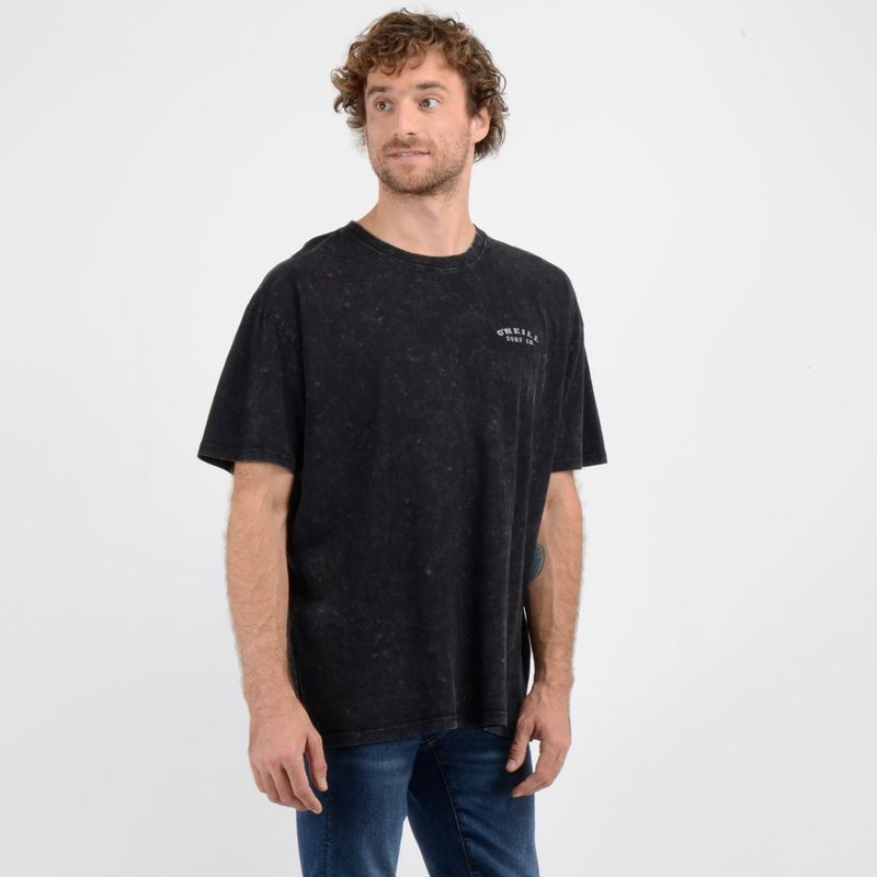 O'NEILL - POLERA MANGA CORTA STORM NEGRO