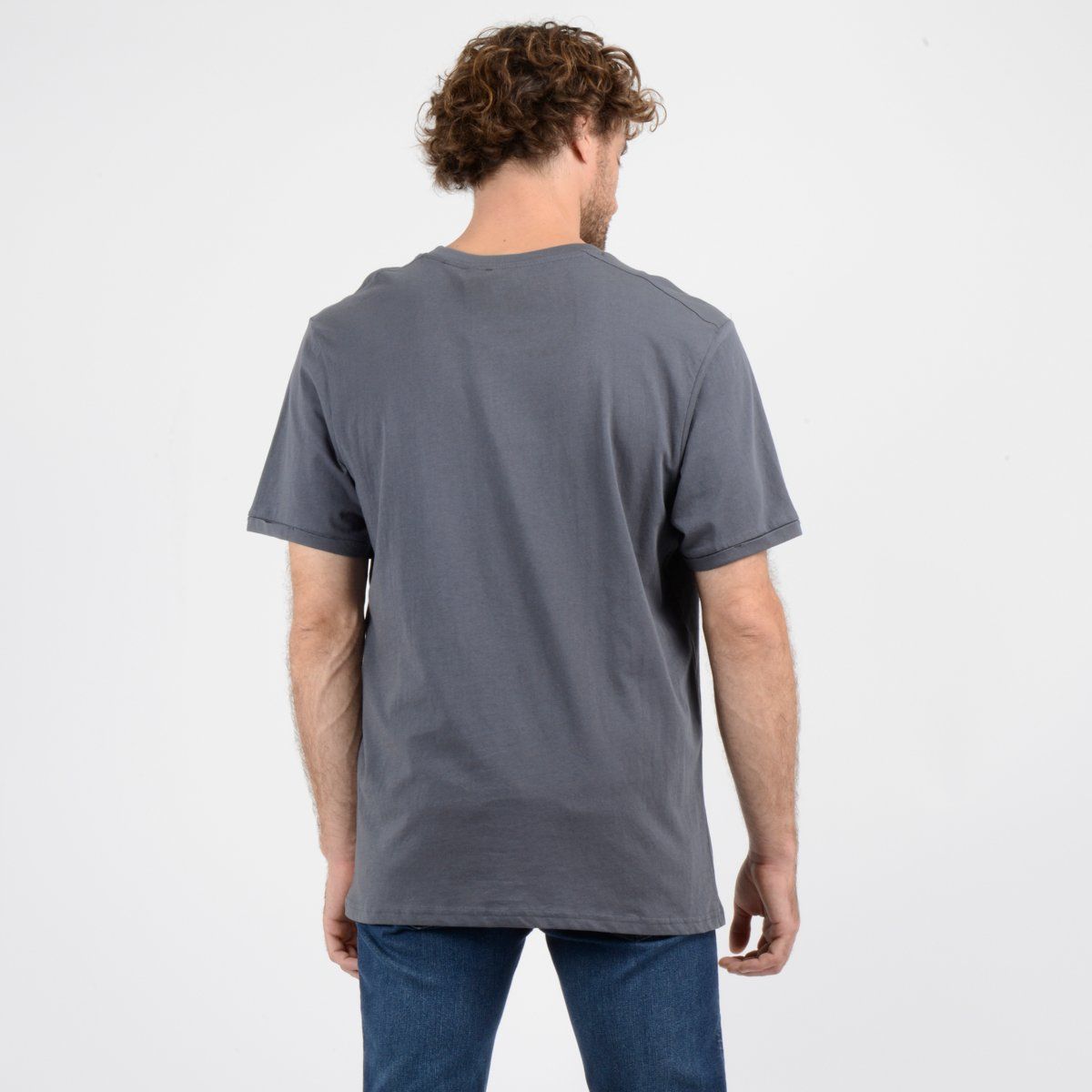 O'NEILL - POLERA MANGA CORTA JOURNEY GRIS OSCURO
