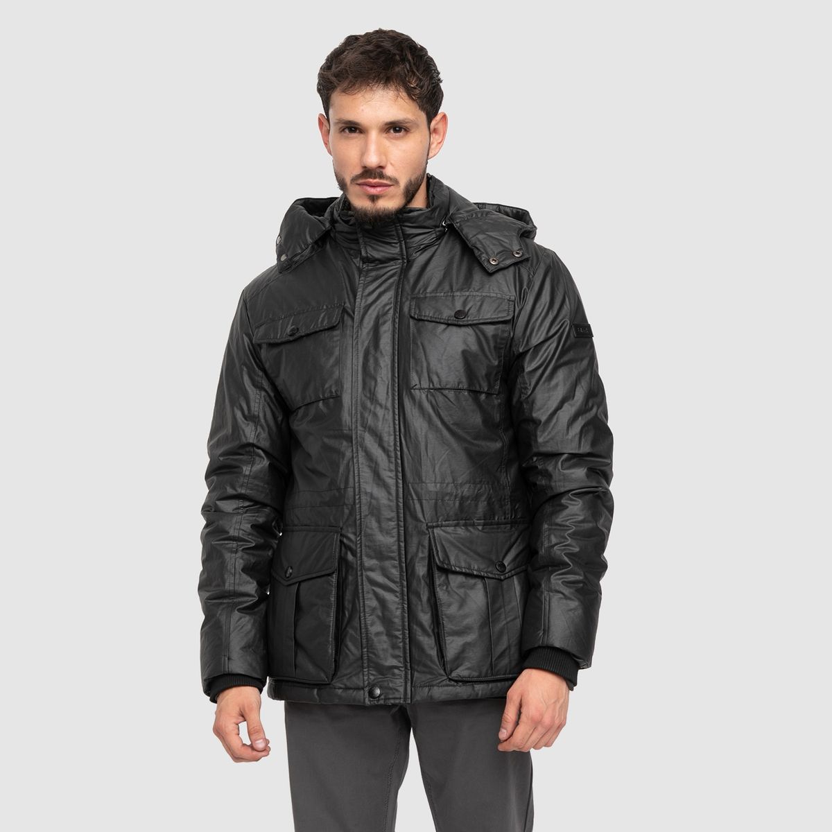 BUBBA - Waxed Jacket Black  Black Bubba