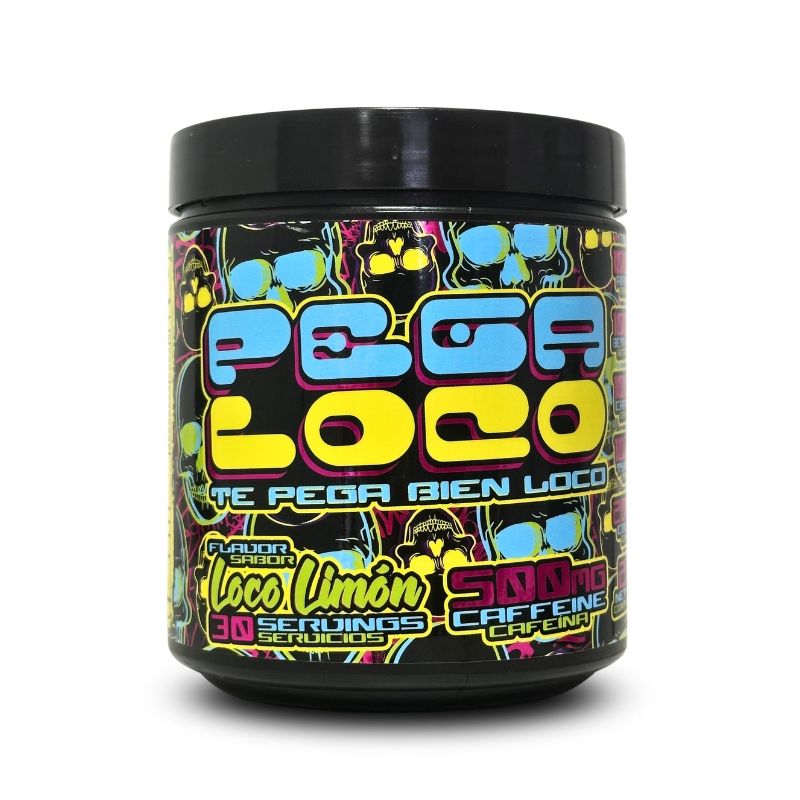 PEGA LOCO - PRE ENTRENO 228GR 30 SERVICIOS LOCO LIMON - PEGALOCO