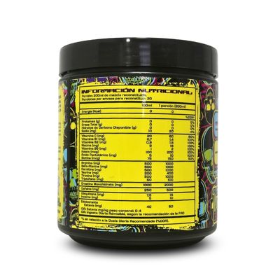 Imagen 2 del producto PRE ENTRENO 228GR 30 SERVICIOS LOCO LIMON - PEGALOCO