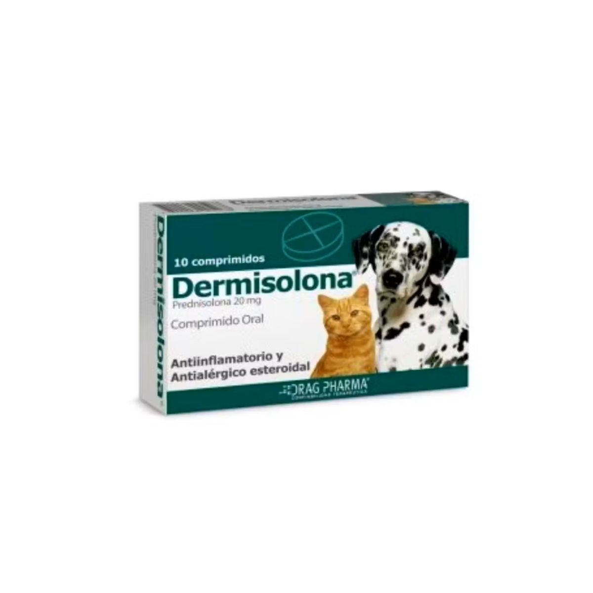 DRAG PHARMA - Dermisolona Drag Pharma 10 comprimidos