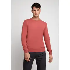 PERRY ELLIS - Sweater Hombre Cuello Redondo Marsala