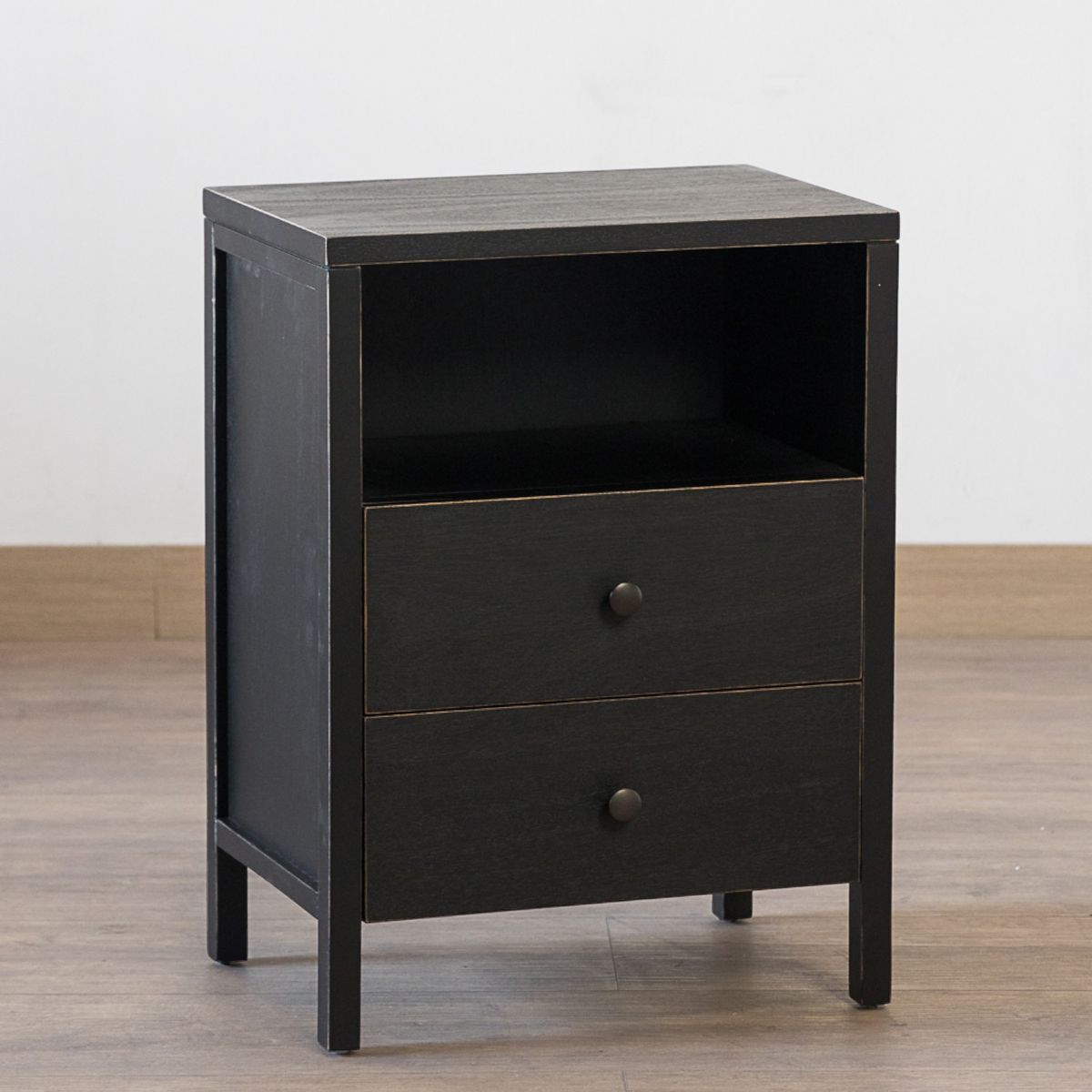 AMOBLE - Velador Rote Negro Amoblé