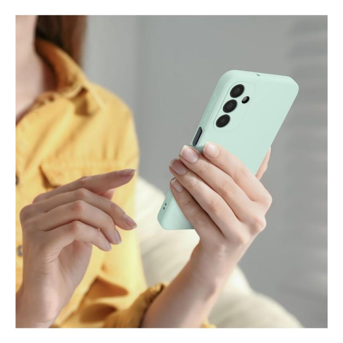 GENERICO - Carcasa Funda Color Para Samsung Galaxy A15 - Calipso