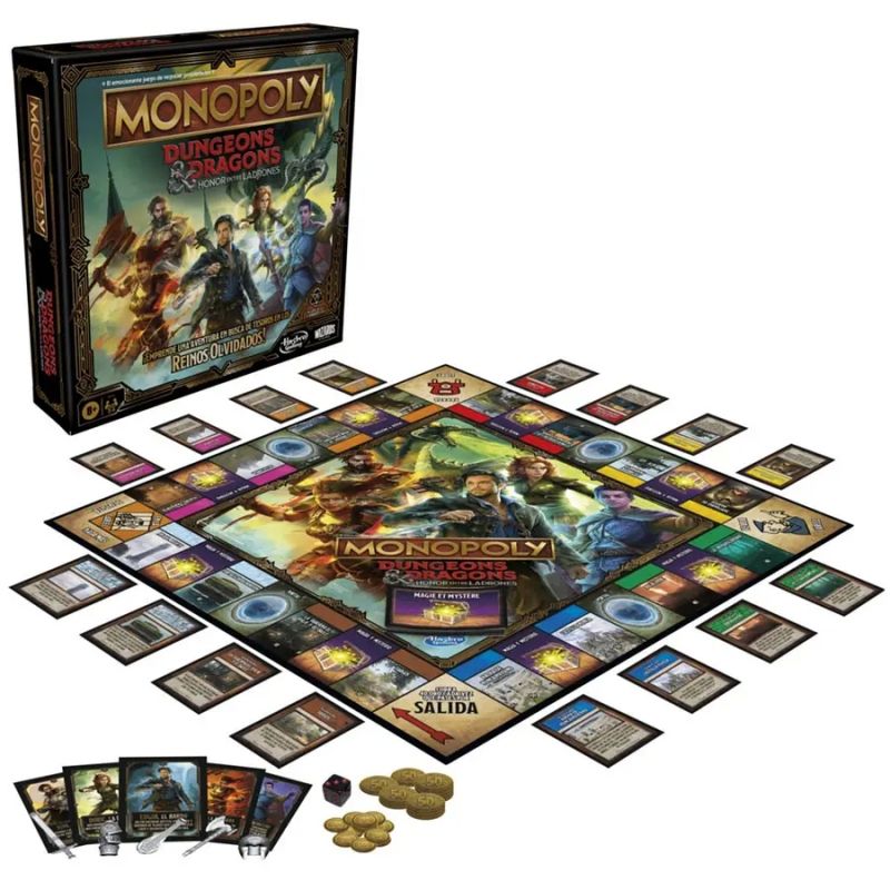 HASBRO - HASBRO F6219 MONOPOLY DUNGEONS AND DRAGONS