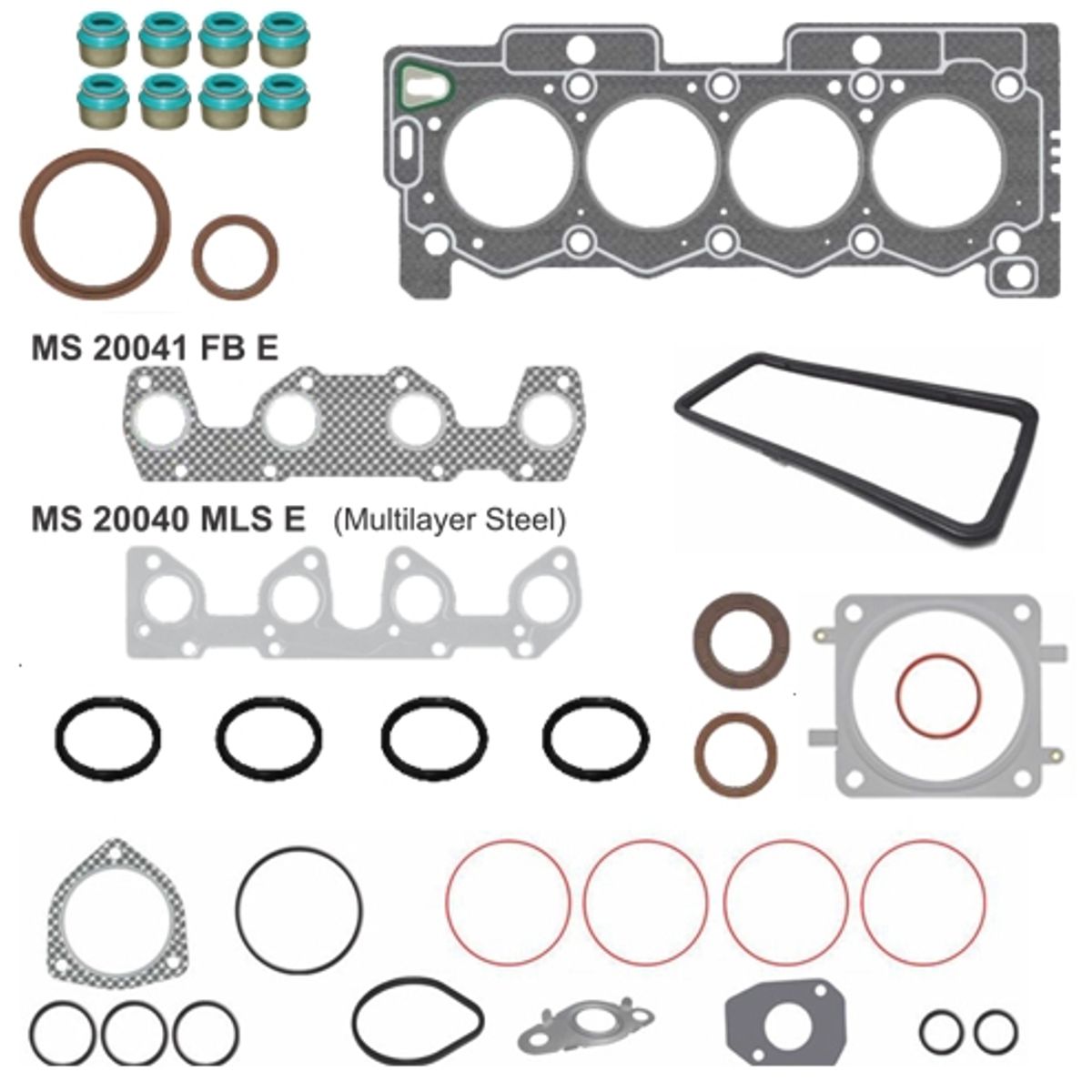 GENERICO - Juego De Empaquetaduras Peugeot 206 1.4 99/09 Tu3jp Gasolina