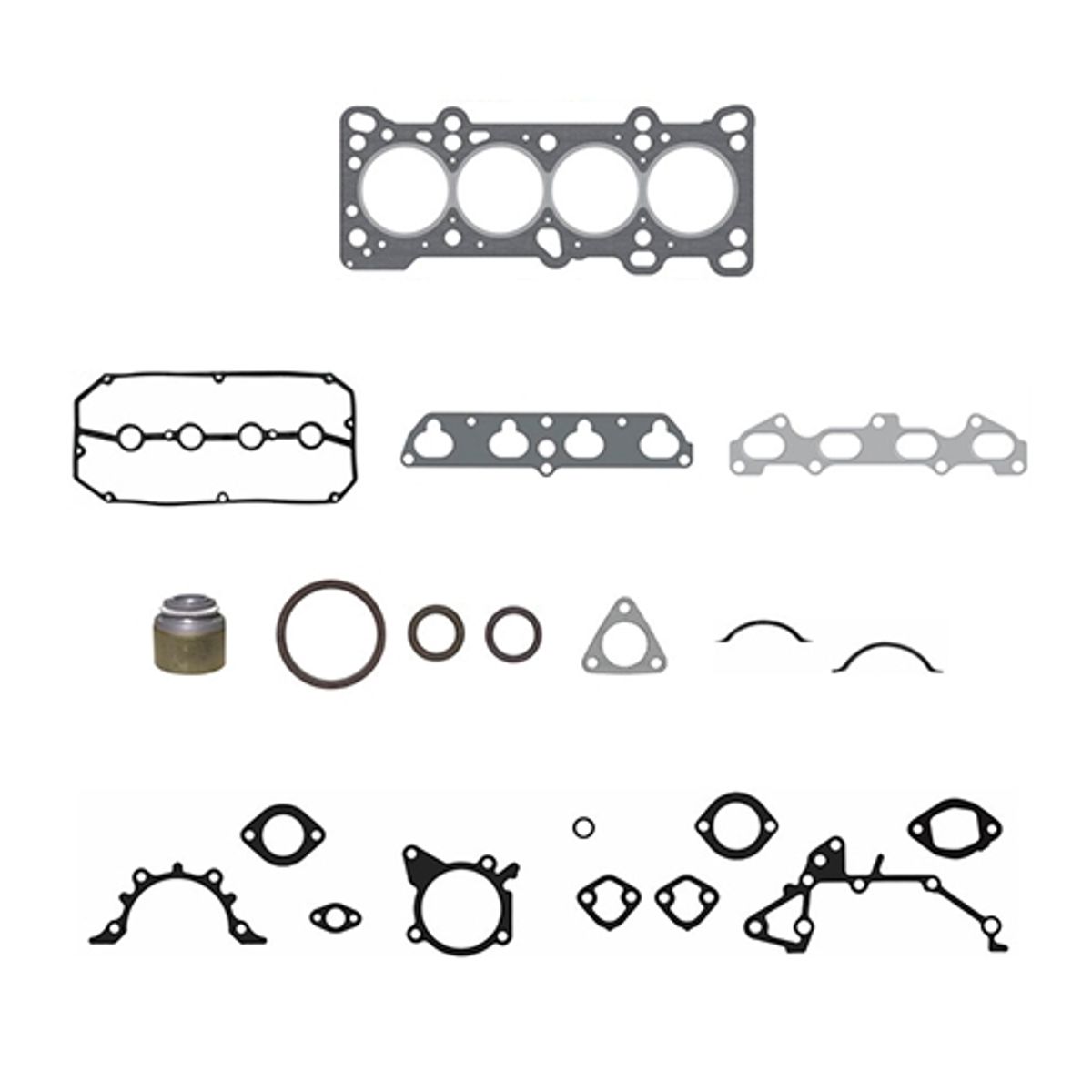 GENERICO - Juego De Empaquetaduras Para KIA Rio 1.5 00/05 A5d Gasolina