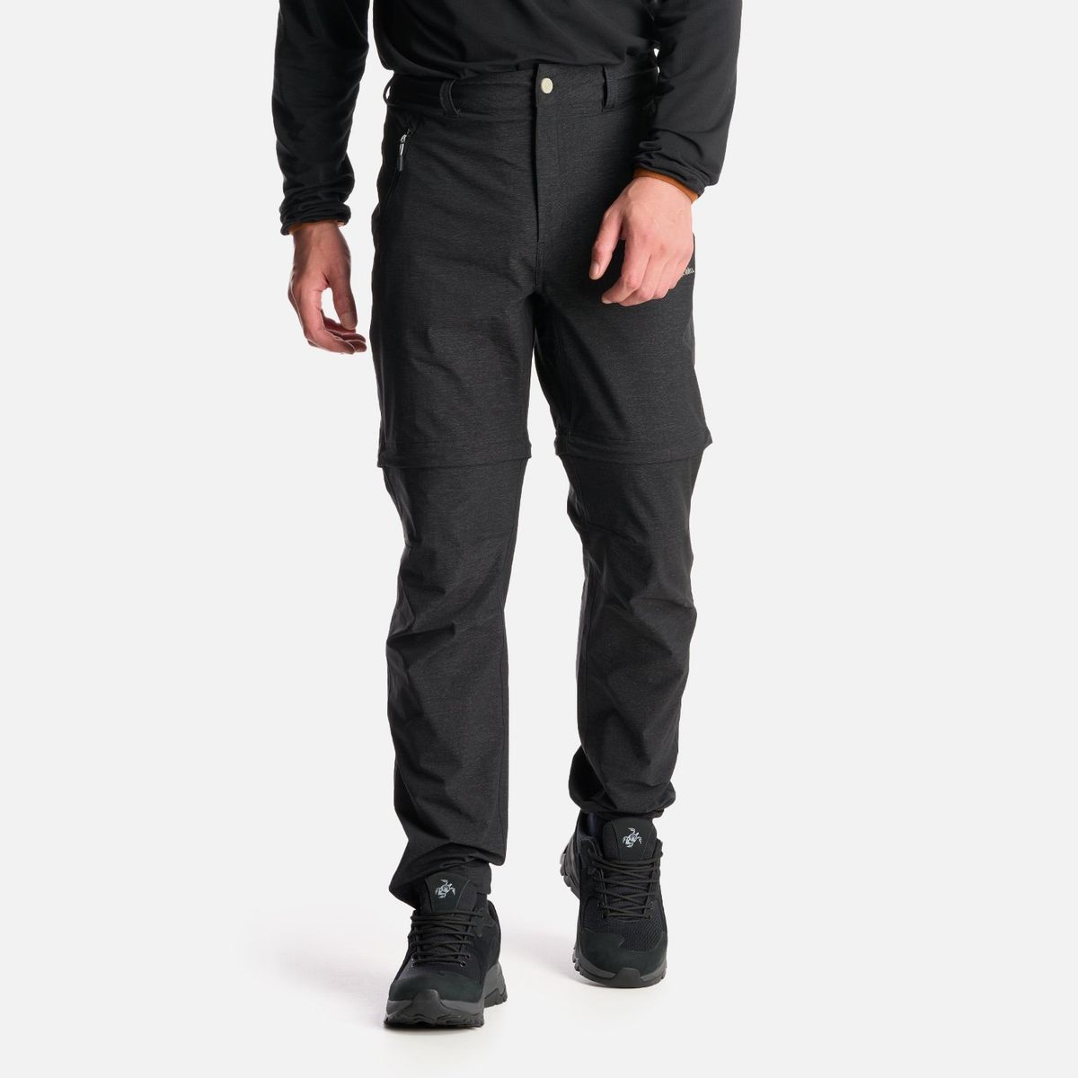 HAKA HONU - Pantalon Hombre Desmontalo Negro Haka Honu