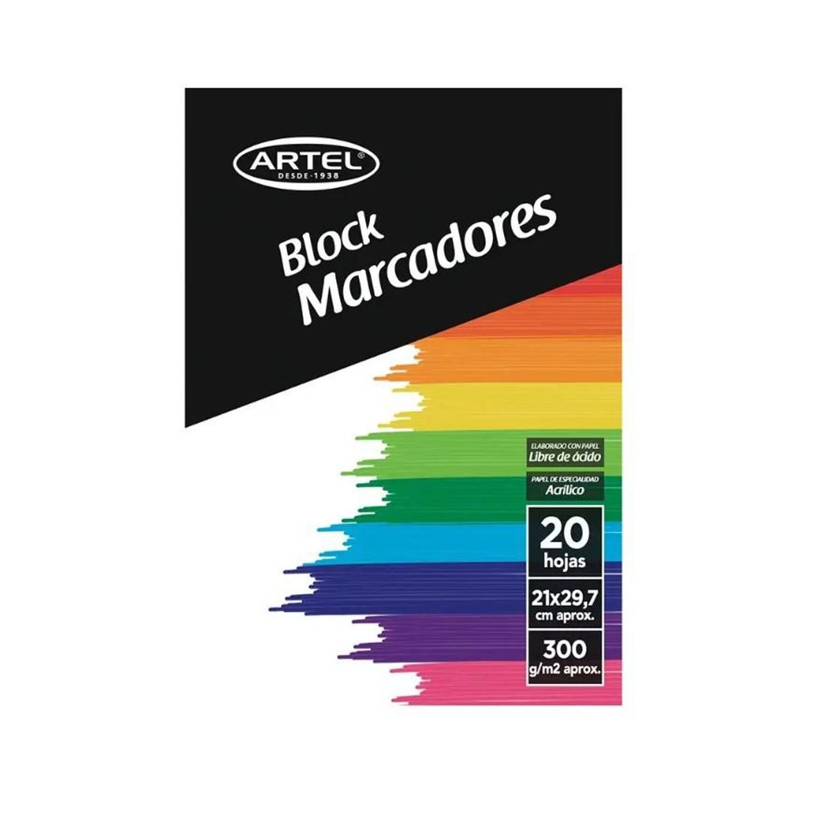 ARTEL - Block Marcadores 120gr A4 Artel