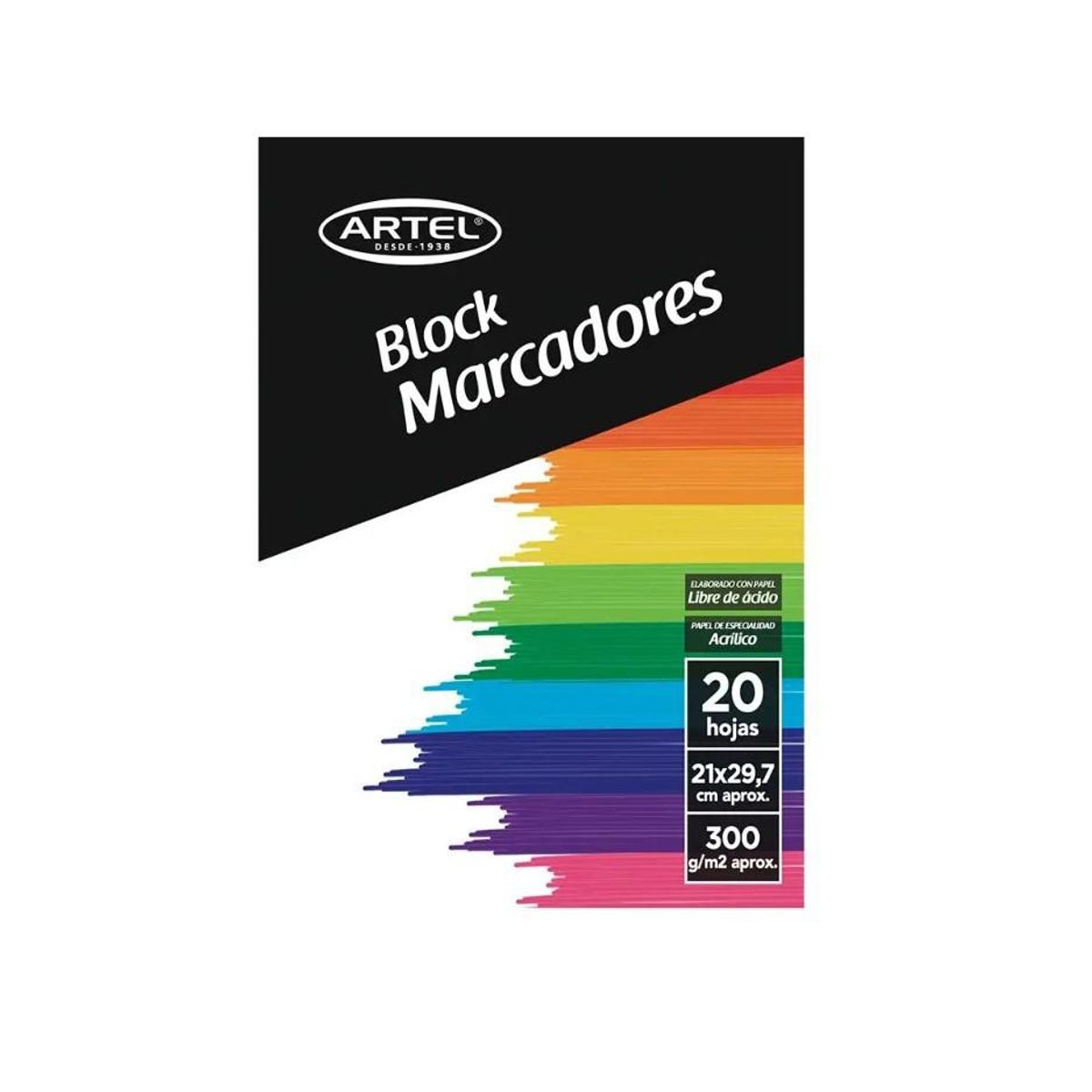 ARTEL - Block Marcadores 120gr A4 Artel