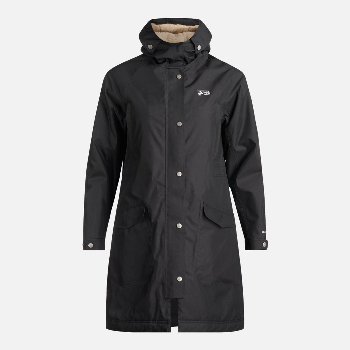 HAKA HONU - Chaqueta Mujer Yak Negro Haka Honu