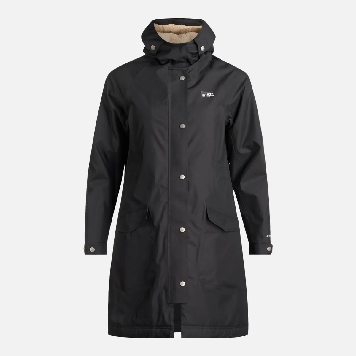 HAKA HONU - Chaqueta Mujer Yak Negro Haka Honu