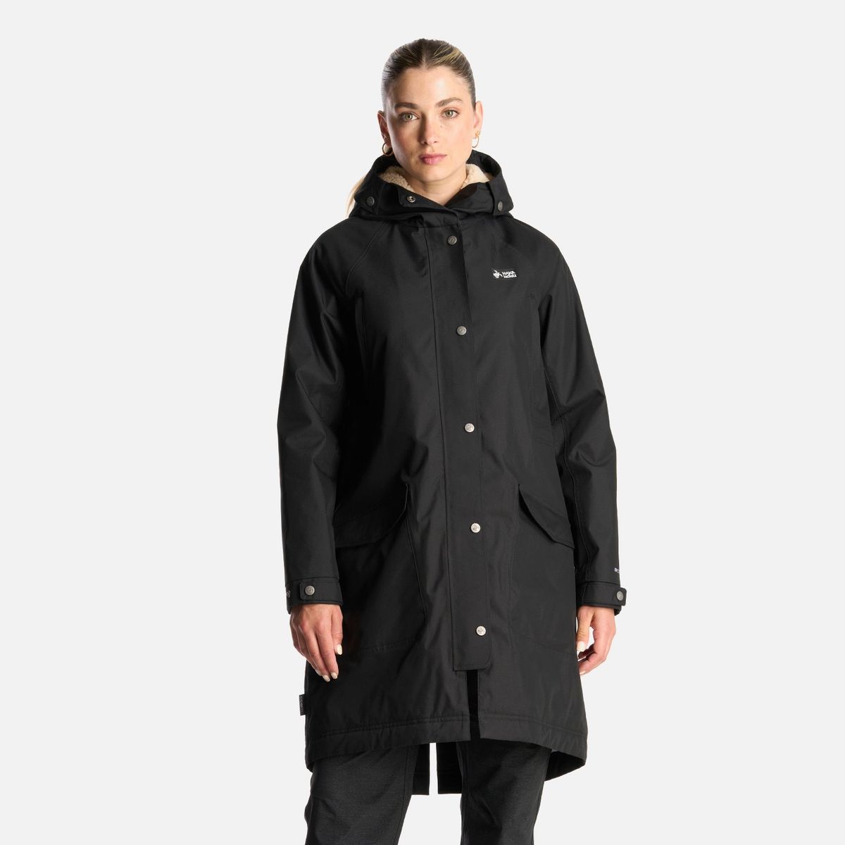 HAKA HONU - Chaqueta Mujer Yak Negro Haka Honu