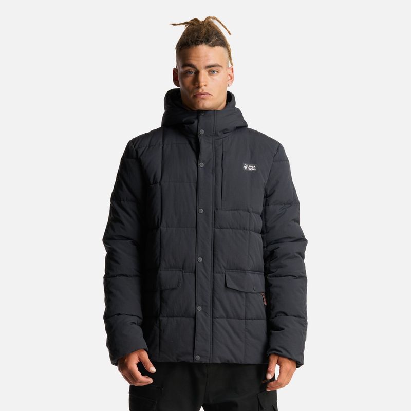 HAKA HONU - Chaqueta Hombre Aislado Negro Haka Honu
