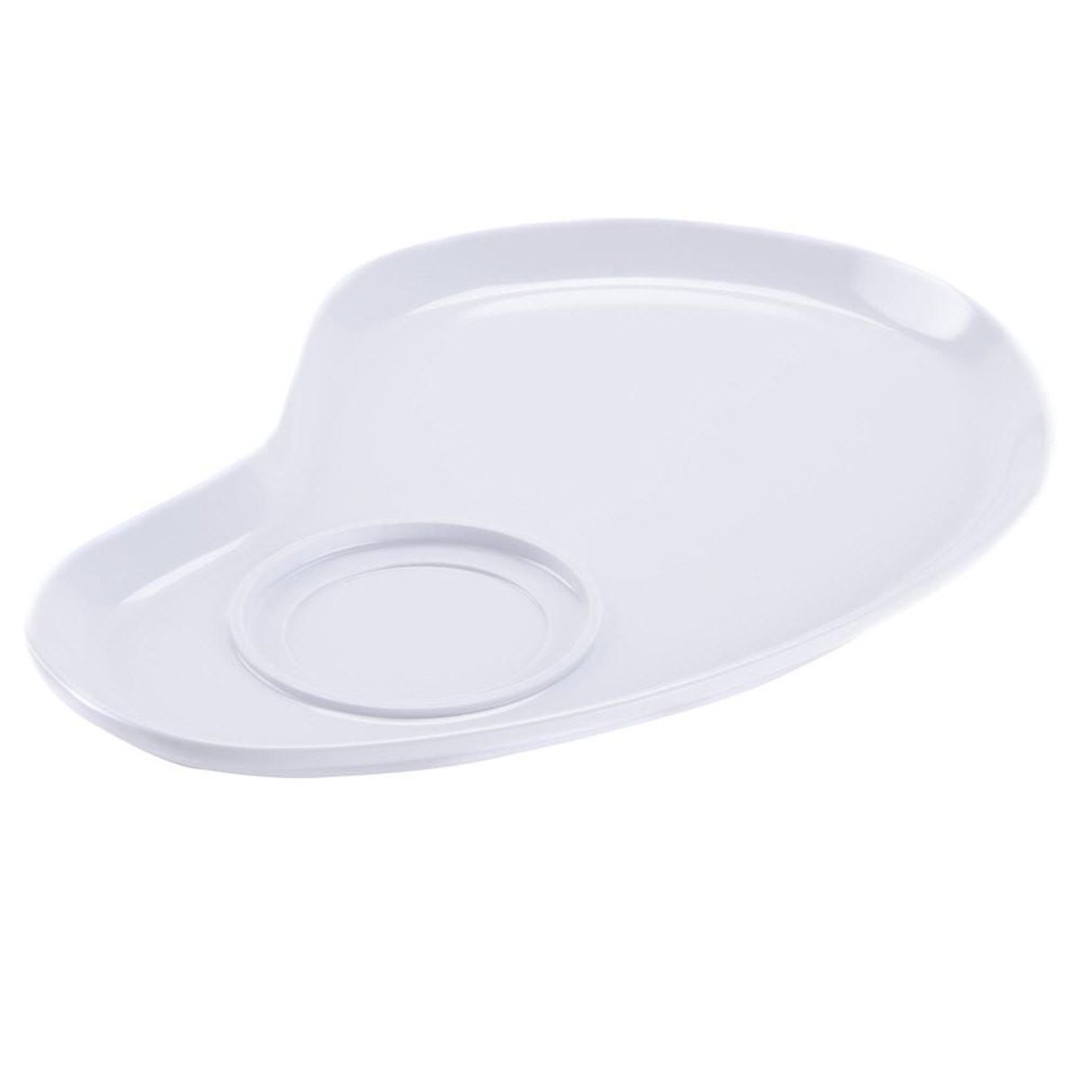 IMAHE - PLATO PALETA 30 CM MELAMINA BLANCO IMAHE