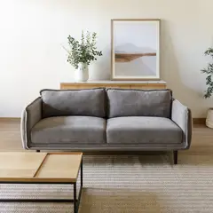 AMOBLE - Sofa Parot Gris Amoblé