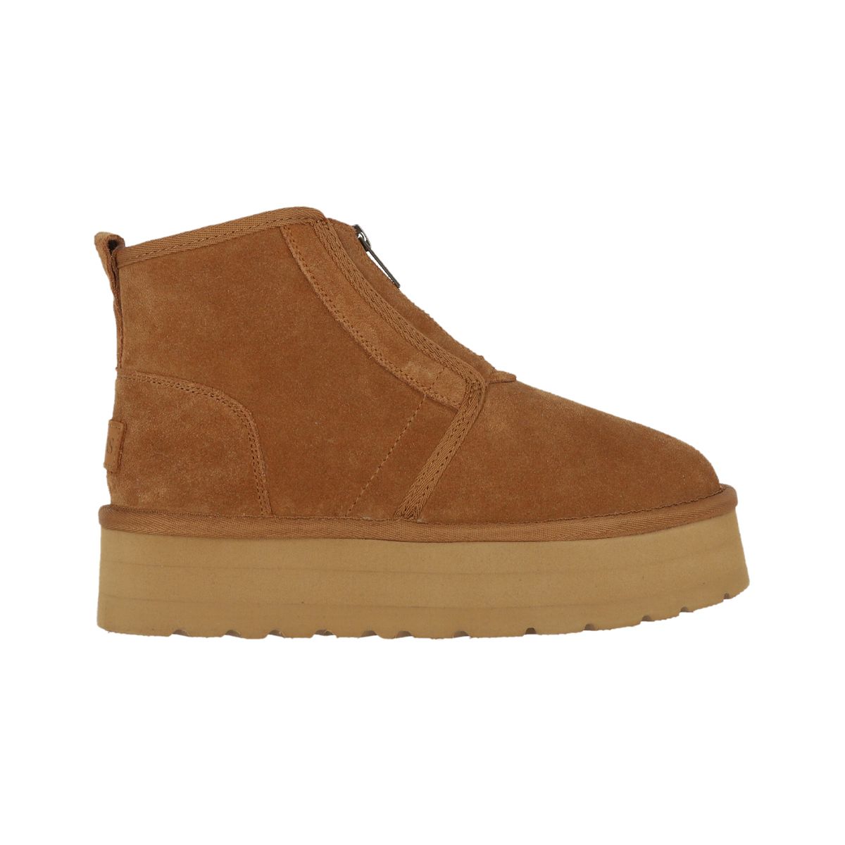 BAMERS - Bota Bamers Platform Blast Zip Cuero Mujer Carmel