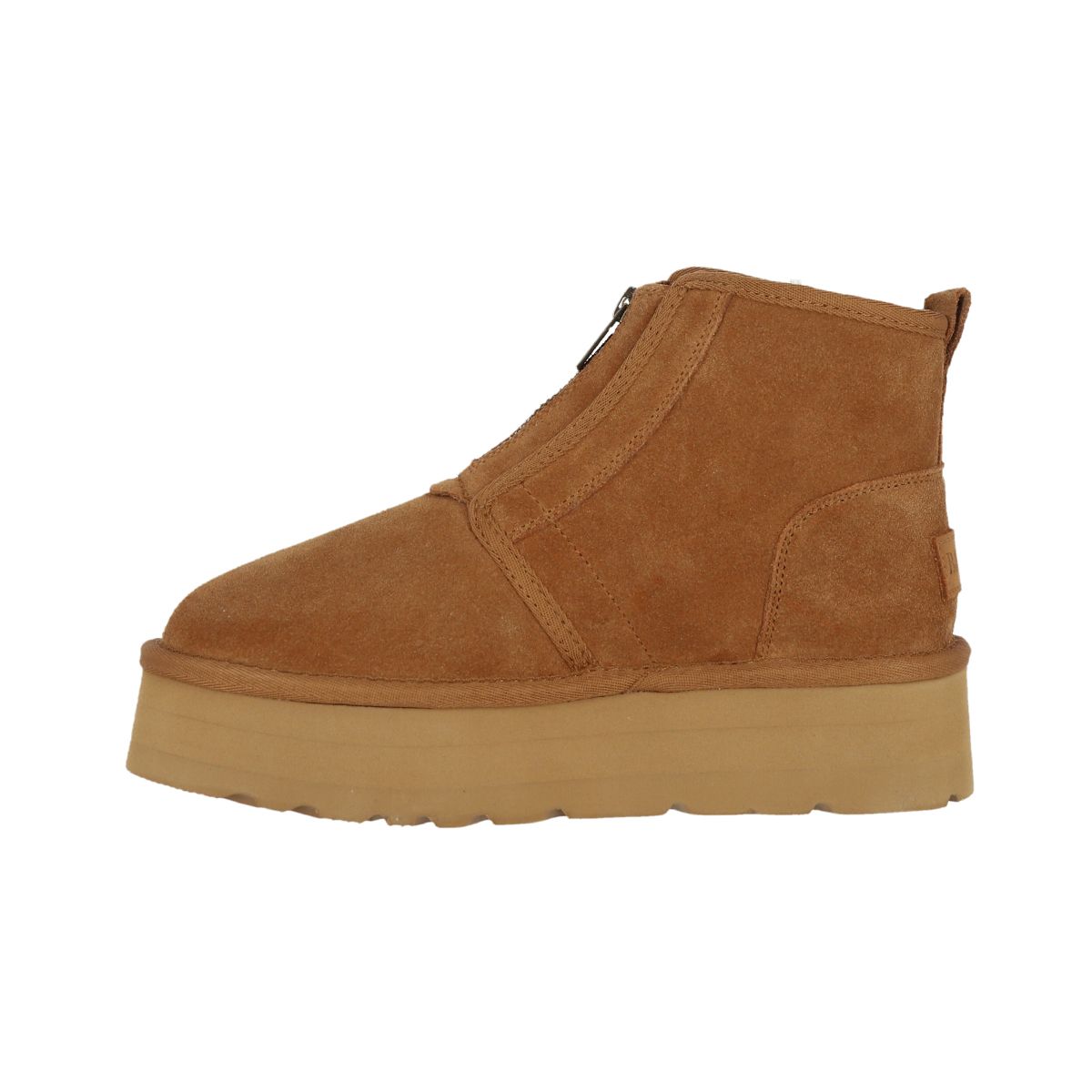 BAMERS - Bota Bamers Platform Blast Zip Cuero Mujer Carmel