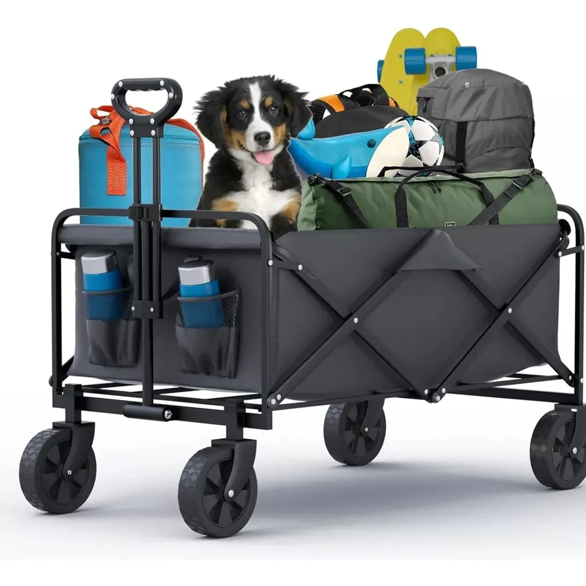 SHOP EHOME BAG - Carro de Compras Camping Plegable de arrastre 100kg 4 Ruedas