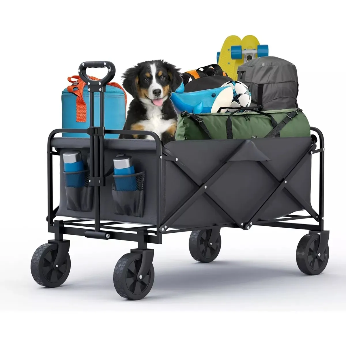 SHOP EHOME BAG - Carro de Compras Camping Plegable de arrastre 100kg 4 Ruedas