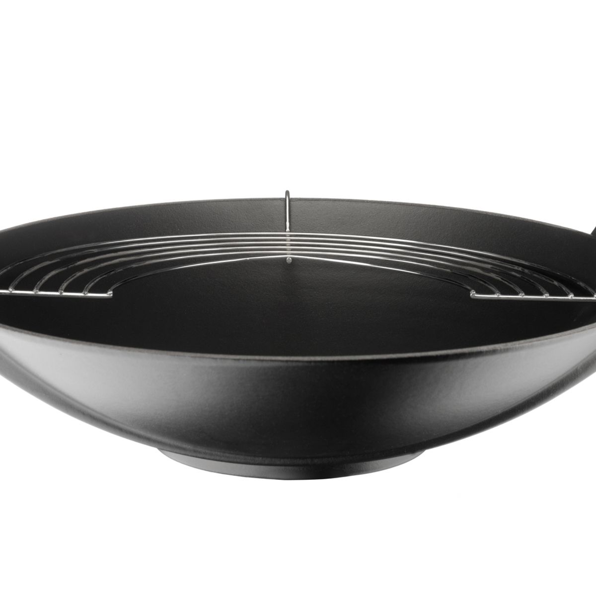LE CREUSET - Wok Con Tapa De Vidrio 36Cm Negro Mate