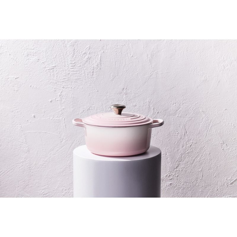 LE CREUSET - Cocotte Redonda 24cm Shell Pink