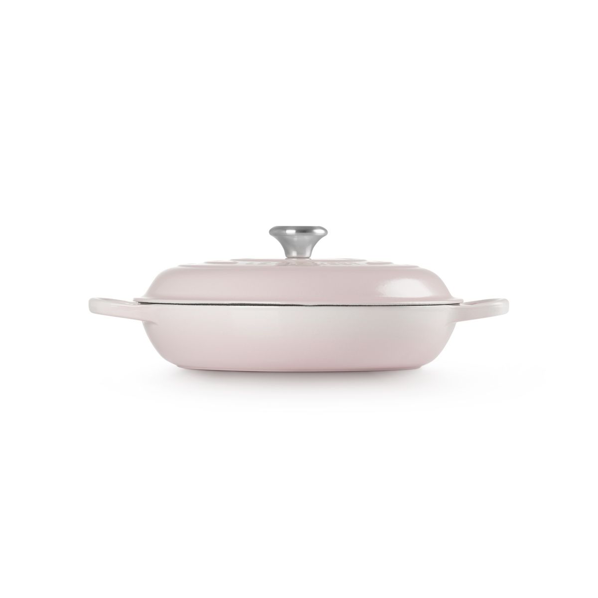 LE CREUSET - Cacerola Baja 30cm Shell Pink