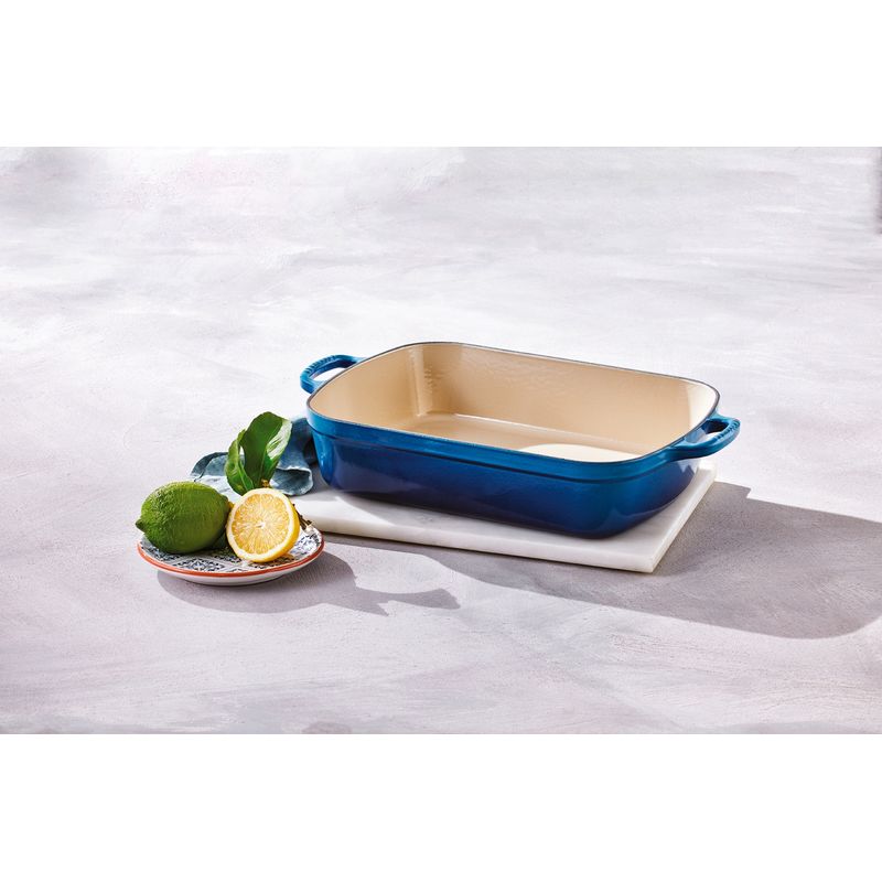 LE CREUSET - Bandeja Rectangular 33cm Azul Azure