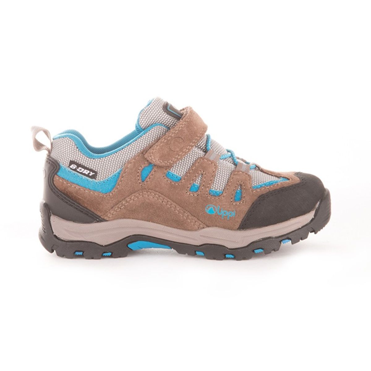 LIPPI - Zapato Niño Puelo CS Low Velcro Café Azul Lippi