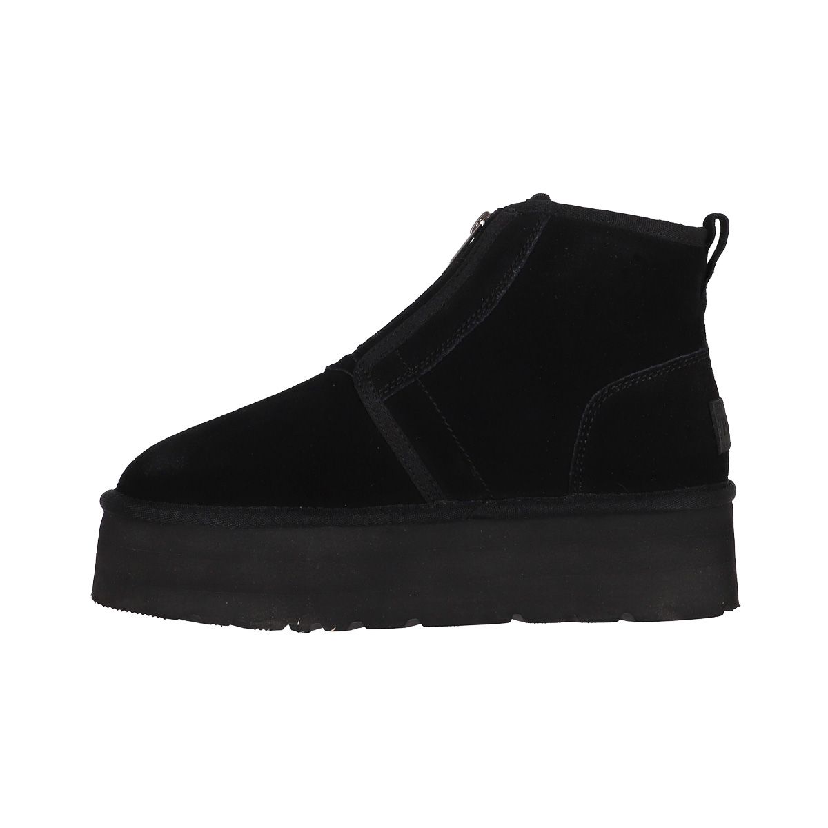 BAMERS - Bota Mujer Bamers Blast Zip Cuero  Negro