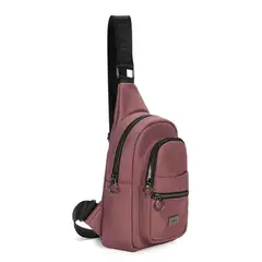 CALU - Mochila Bolso Cruzado Renata Palo Rosa
