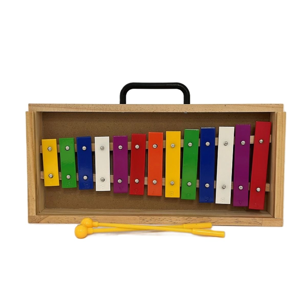 ALAGUEZ - Metálfono 13 notas Color Caja Madera Alaguez