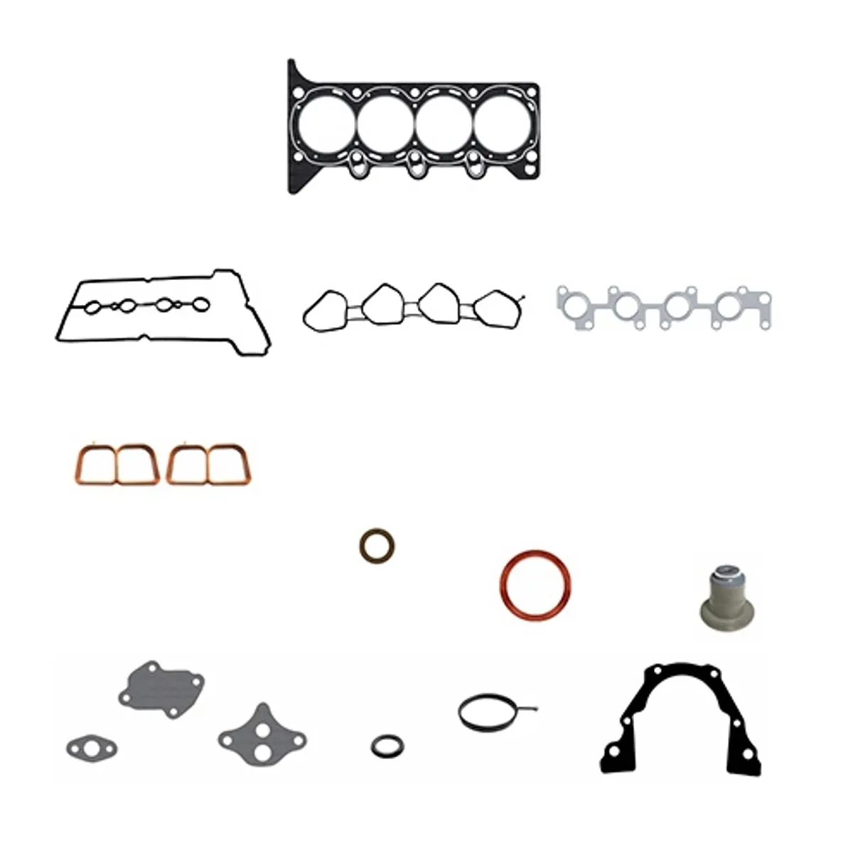 GENERICO - Kit Empaquetaduras Chevrolet Spark Gt 1.2 10/18 B12d1 Gas