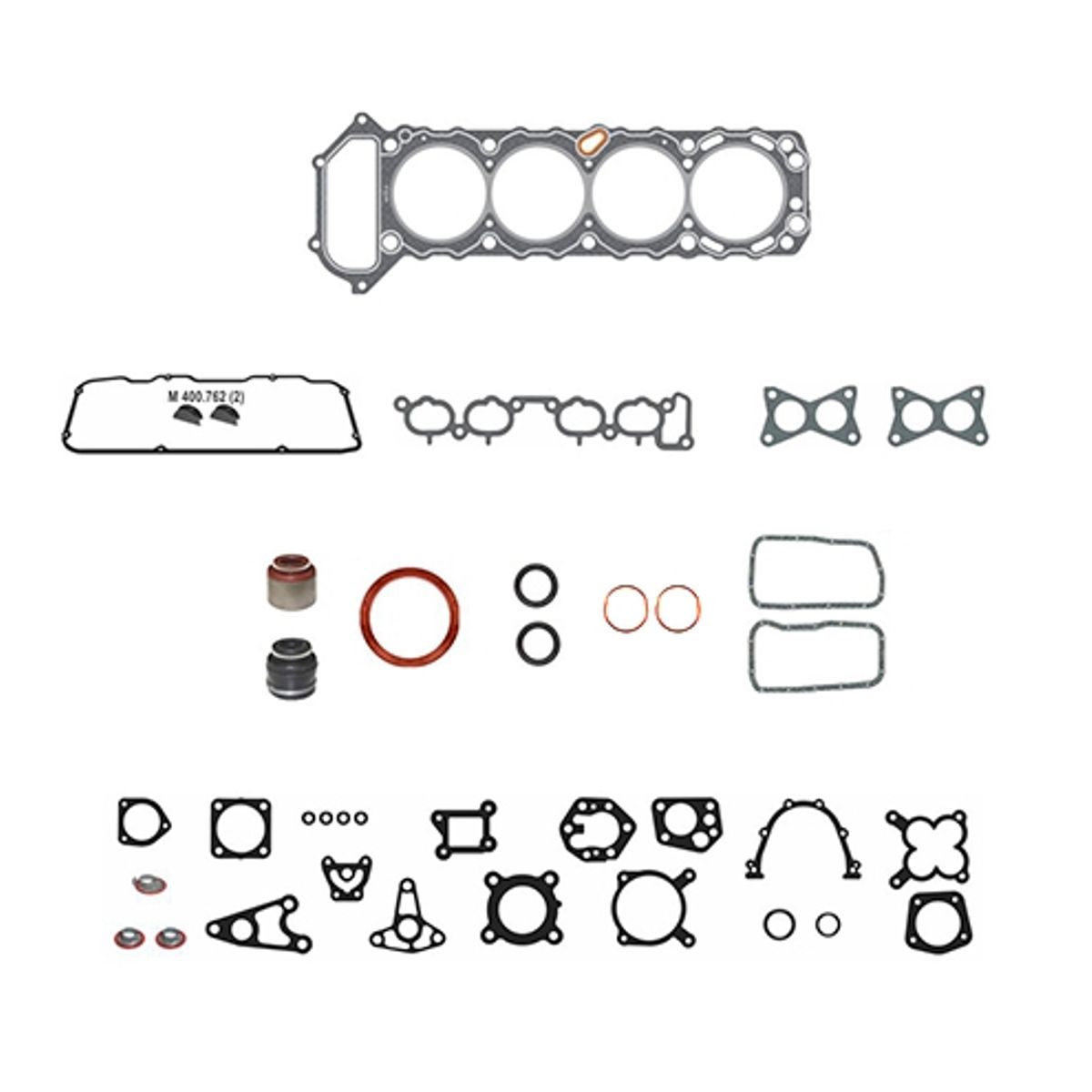 GENERICO - Juego De Empaquetaduras Nissan D21 2.4 93/98 Ka24e Gasolina
