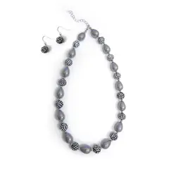 GENERICO - Set Conjunto Collar + Aros Elegante Shamballa
