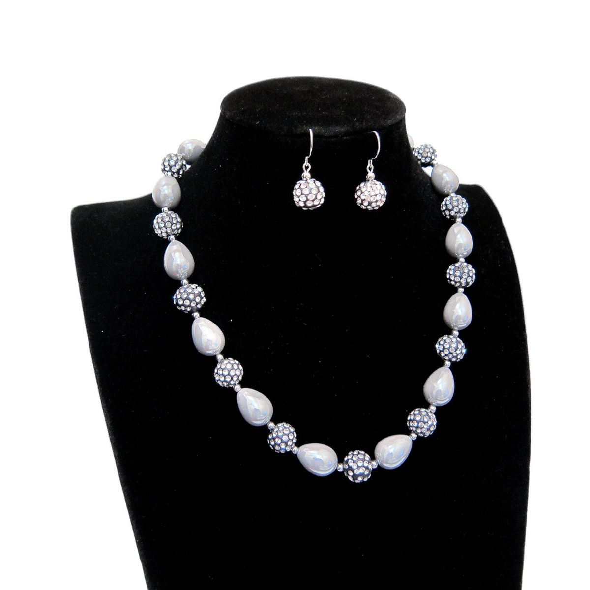 GENERICO - Set Conjunto Collar + Aros Elegante Shamballa