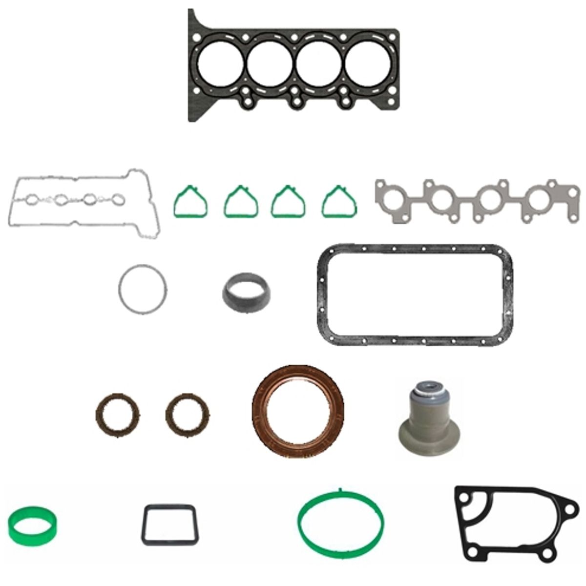 GENERICO - Kit Empaquetaduras Chevrolet N300 1.2 11/18 Laq Gasolina