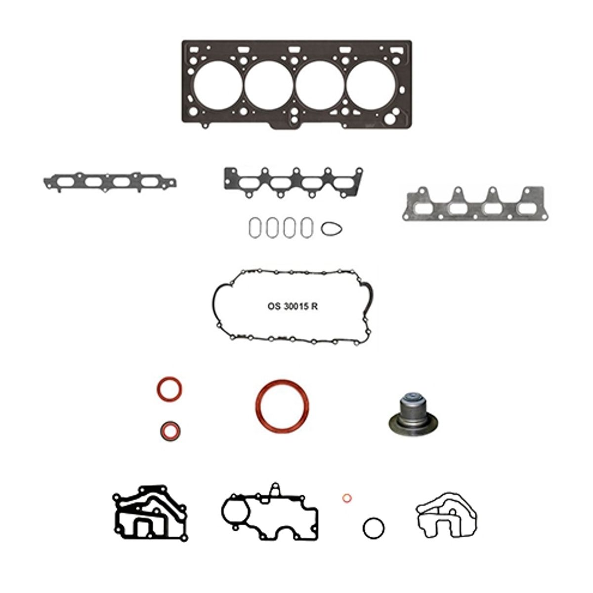 GENERICO - Kit Empaquetaduras Nissan Platina 1.6 04/09 K4m Gasolina