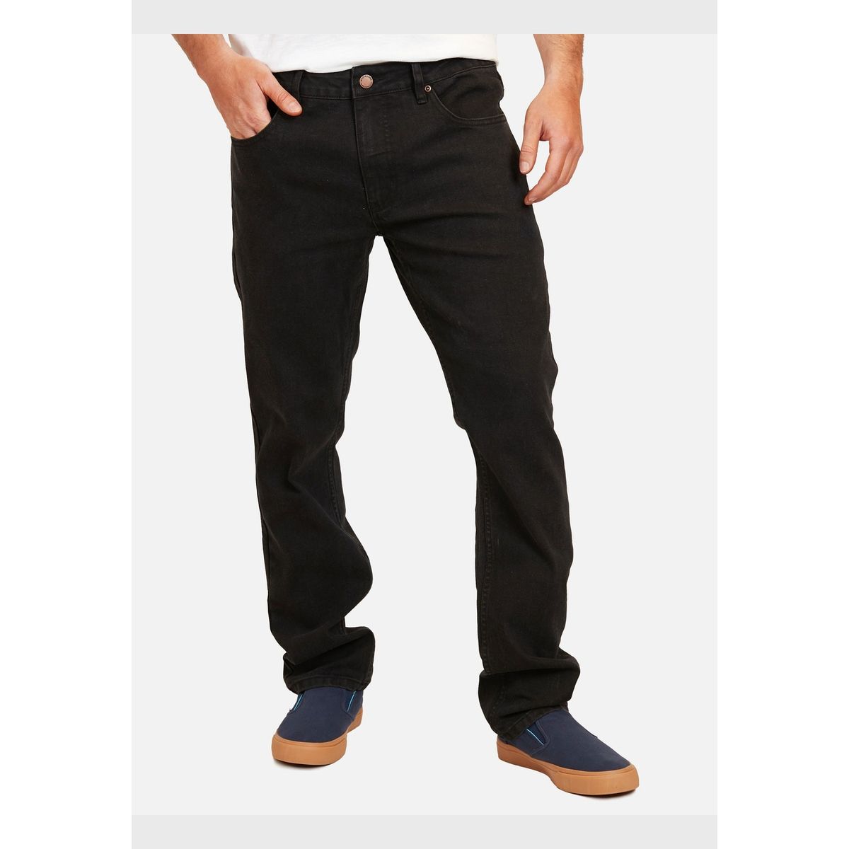 MAUI AND SONS - Pantalon Skinny Maui Denim Hombre Negro Maui And Sons