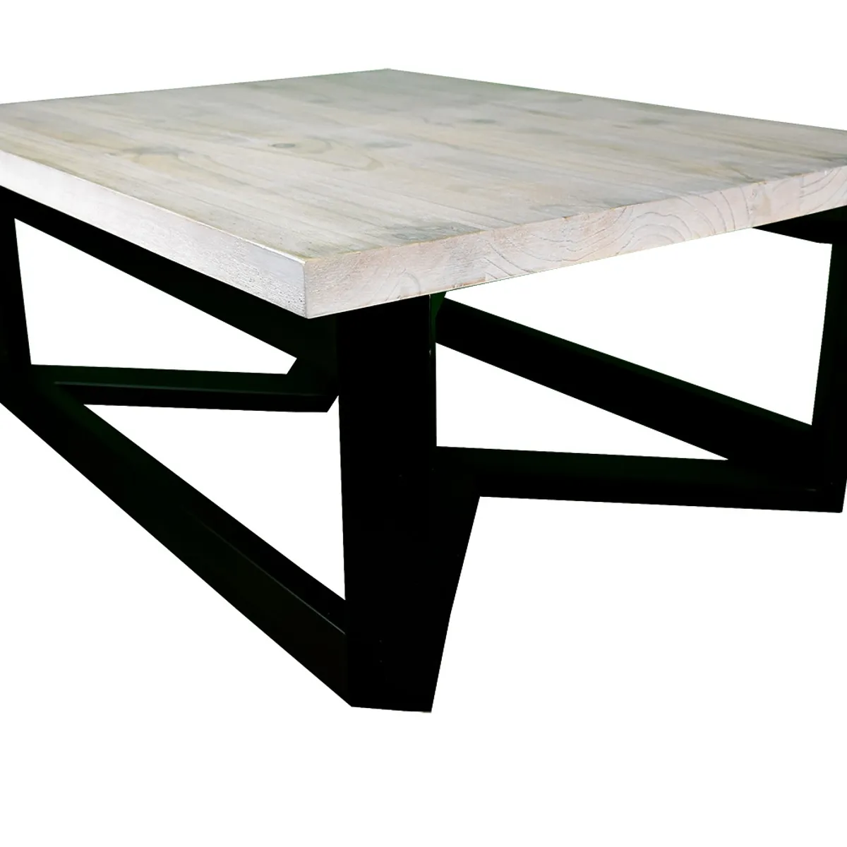 MUEBLES NATIVA - Mesa de centro Industrial Flecha Vintage